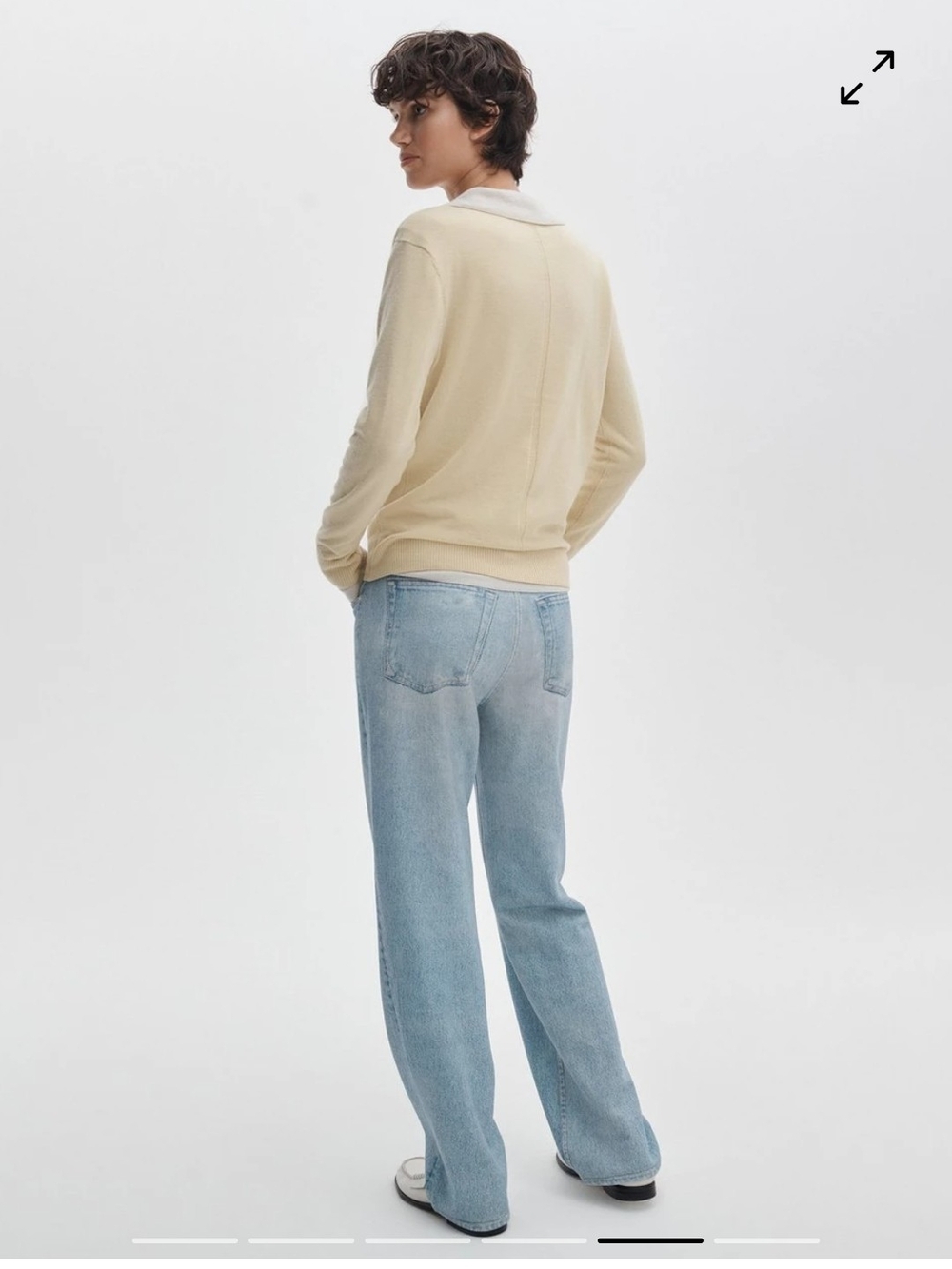 rag & bone Light Blue Sweatpant Jeans - Picture 3 of 11